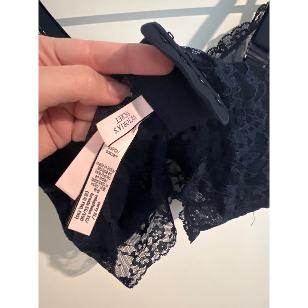 Victoria’s Secret Curvy Lace Bralette – Size XL – Blue - Picture 5 of 5